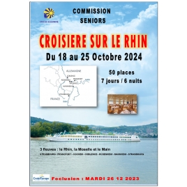 CROISIERES LES 3 FLEUVES 2024