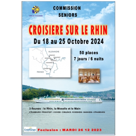 CROISIERES LES 3 FLEUVES 2024