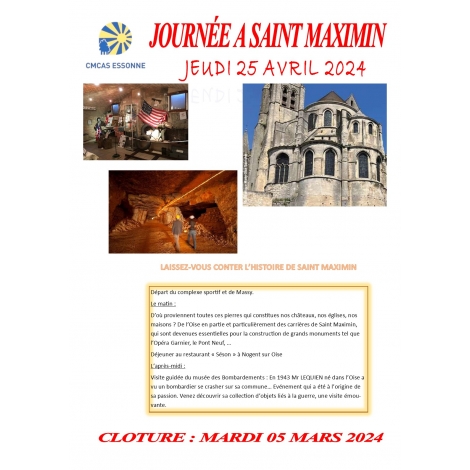 JOURNÉE À ST MAXIMIN