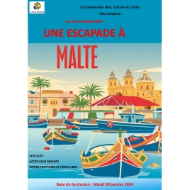 ESCAPADE À MALTE 2024