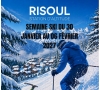 SEMAINE SKI JEUNES AGENTS À RISOUL 2026