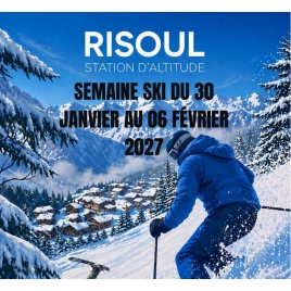 SEMAINE SKI JEUNES AGENTS À RISOUL 2026