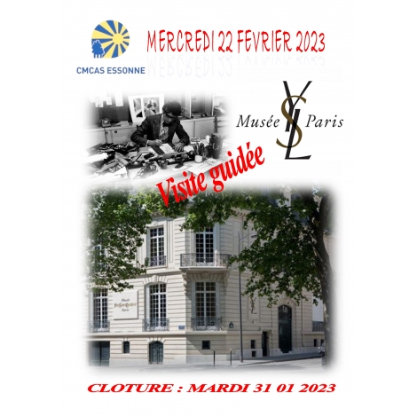 VISITE MUSEE YVES SAINT LAURENT