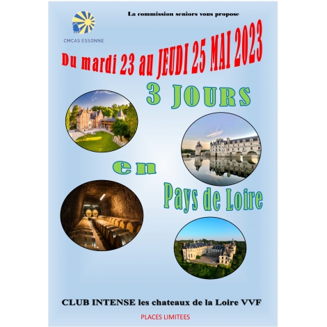 3 JOURS EN PAYS DE LOIRE